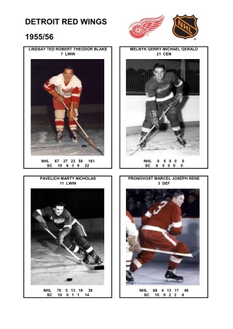 NHL det 1955-56 foto hracu5