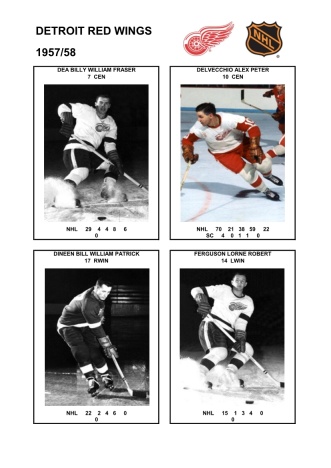 NHL det 1957-58 foto hracu2