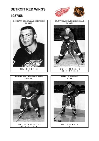 NHL det 1957-58 foto hracu6