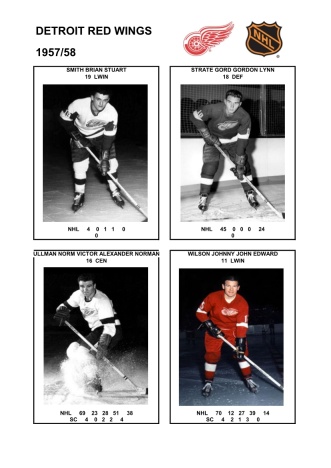 NHL det 1957-58 foto hracu9