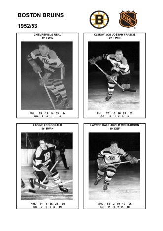 NHL bos 1952-53 foto hracu3