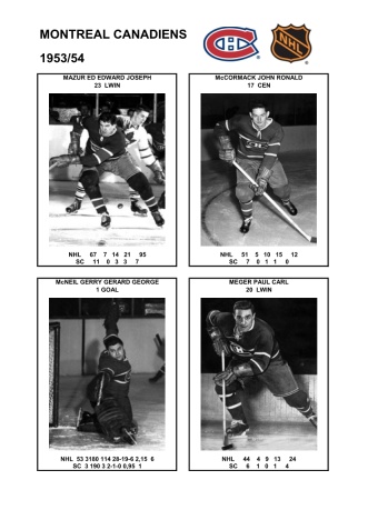 NHL mtl 1953-54 foto hracu5