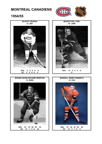 NHL mtl 1954-55 foto hracu6