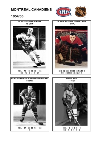 NHL mtl 1954-55 foto hracu7