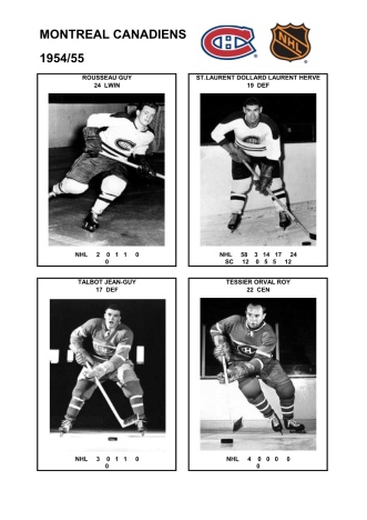 NHL mtl 1954-55 foto hracu8