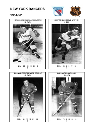 NHL nyr 1951-52 foto hracu3