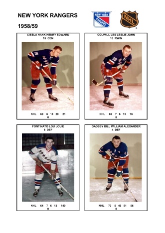 NHL nyr 1958-59 foto hracu2