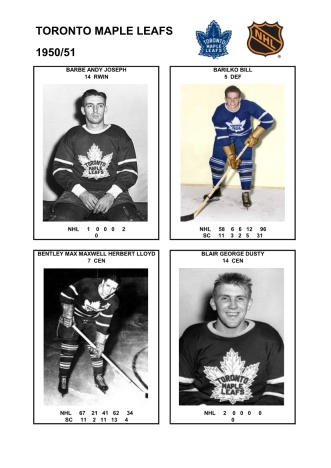 NHL tor 1950-51 foto hracu1