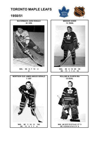 NHL tor 1950-51 foto hracu5