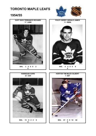 NHL tor 1954-55 foto hracu3