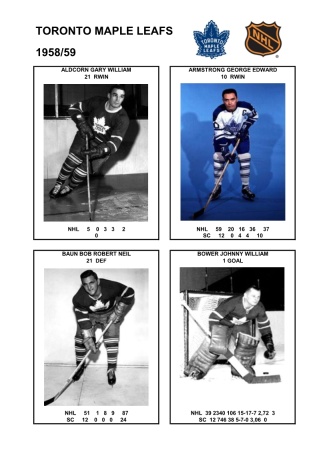 NHL tor 1958-59 foto hracu1