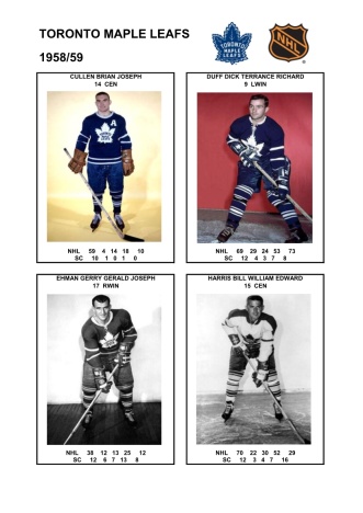 NHL tor 1958-59 foto hracu3