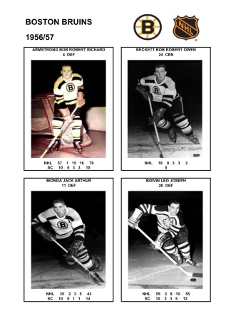 NHL bos 1956-57 foto hracu1