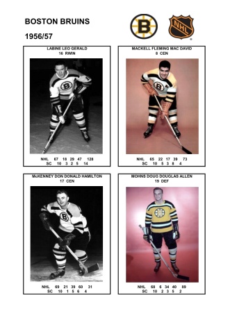 NHL bos 1956-57 foto hracu4