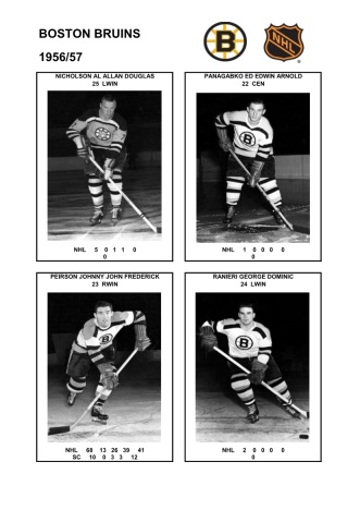 NHL bos 1956-57 foto hracu5