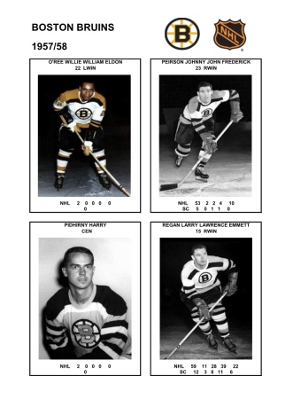 NHL bos 1957-58 foto hracu6