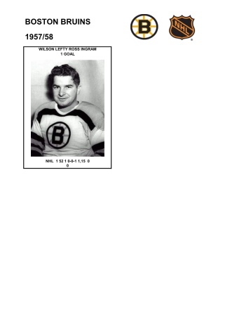 NHL bos 1957-58 foto hracu8