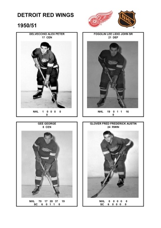 NHL det 1950-51 foto hracu2