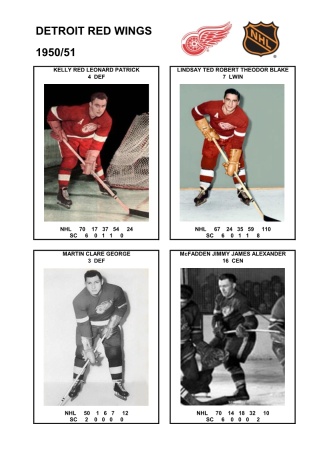 NHL det 1950-51 foto hracu4